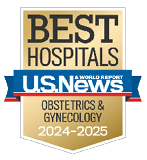 Nationally recognized in Obstetrics & Gynecology by U.S. News & World Report